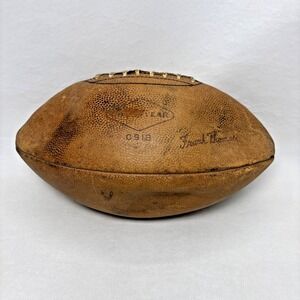 Vintage Rare Goodyear 0918 Signed Frank Thomas 30s 40s Football Alabama READ